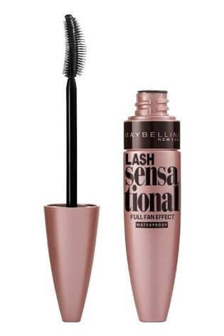 Maybelline Mascara Lash Sensational Waterproof Brownish Black 041554420654 O
