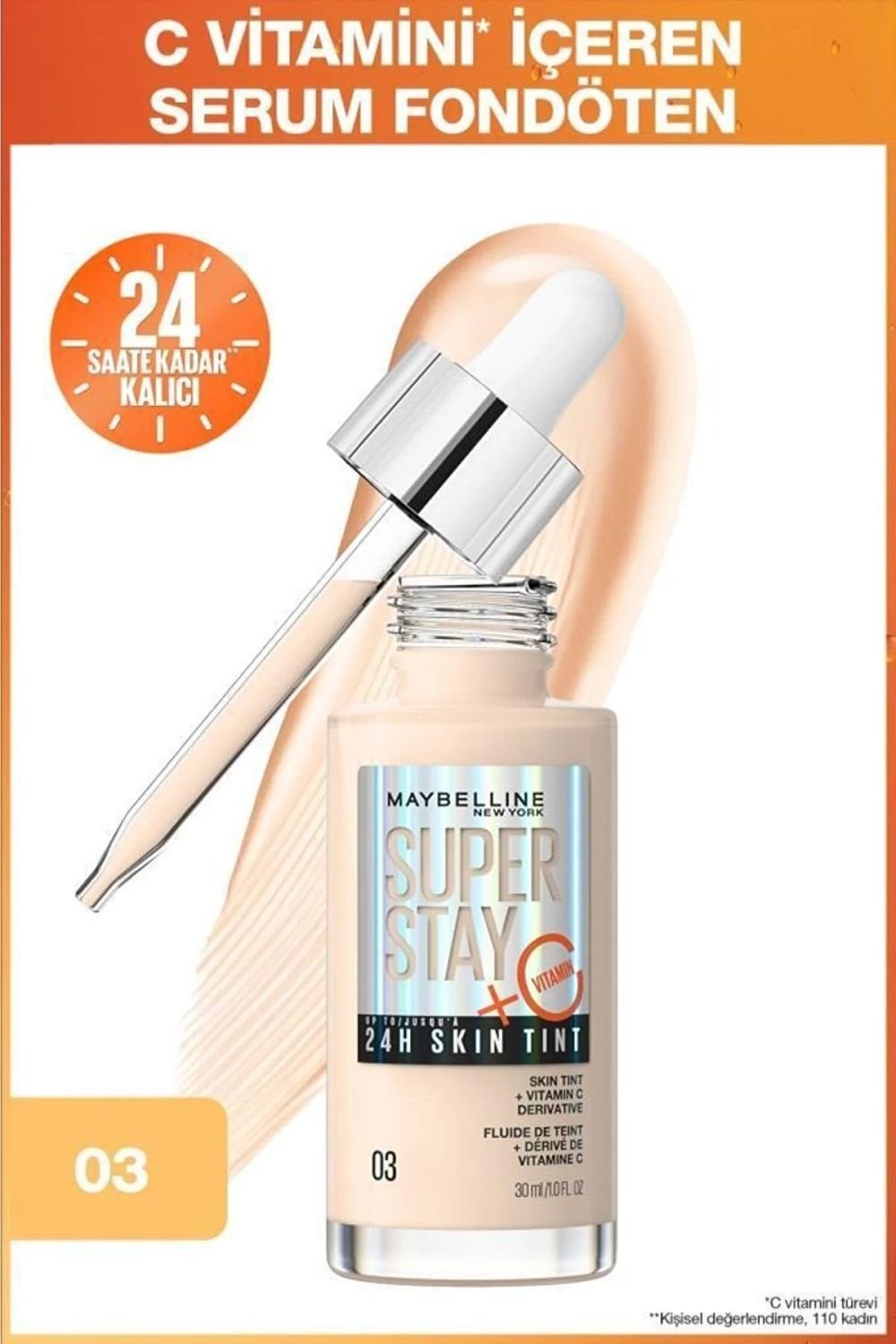 Maybelline New York Skin Tint Serum Fondöten