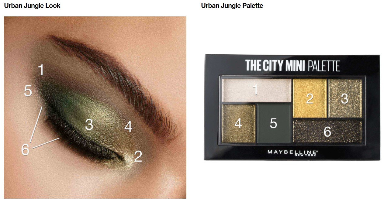 Maybelline City Mini Far Paleti :  Urban jungle