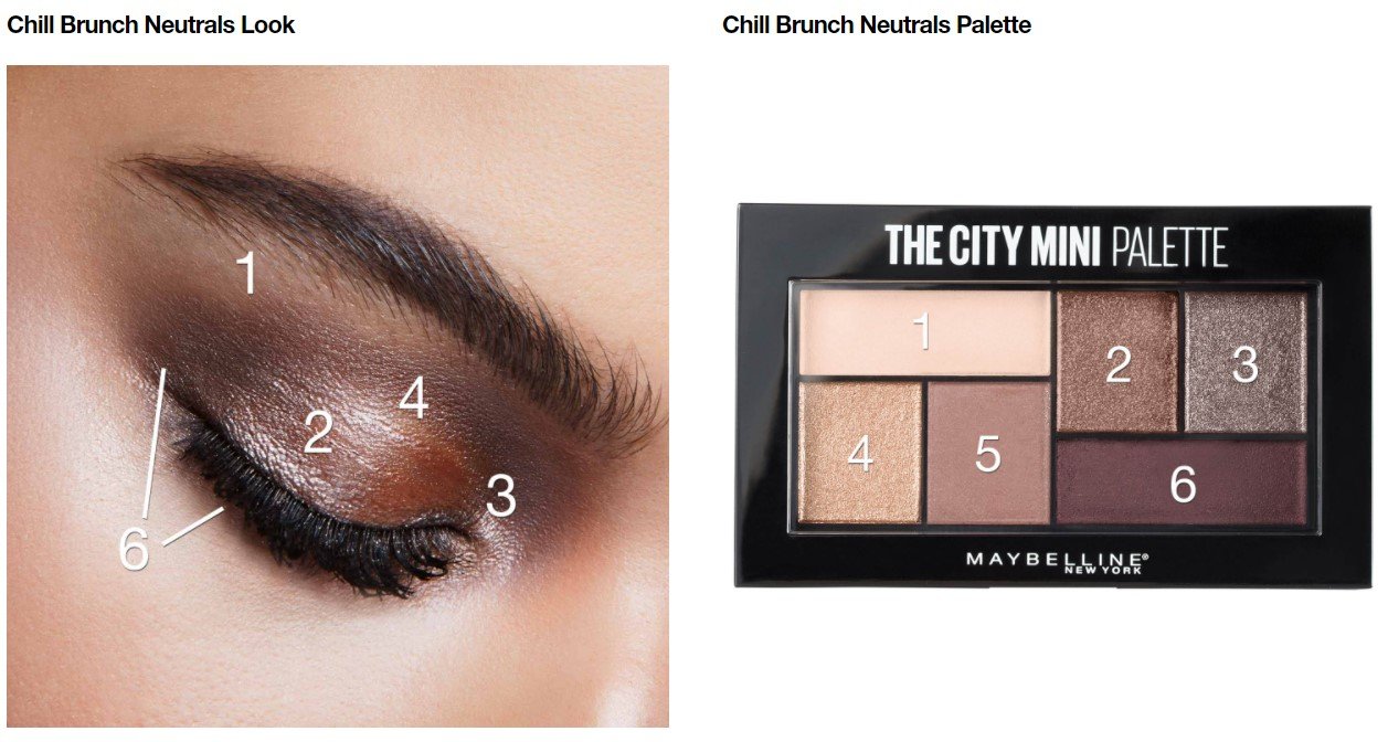 Maybelline City Mini Far Paleti Chill Brunch Neutrals