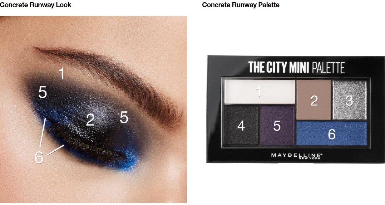 Maybelline City Mini Far Paleti Concrete Runway