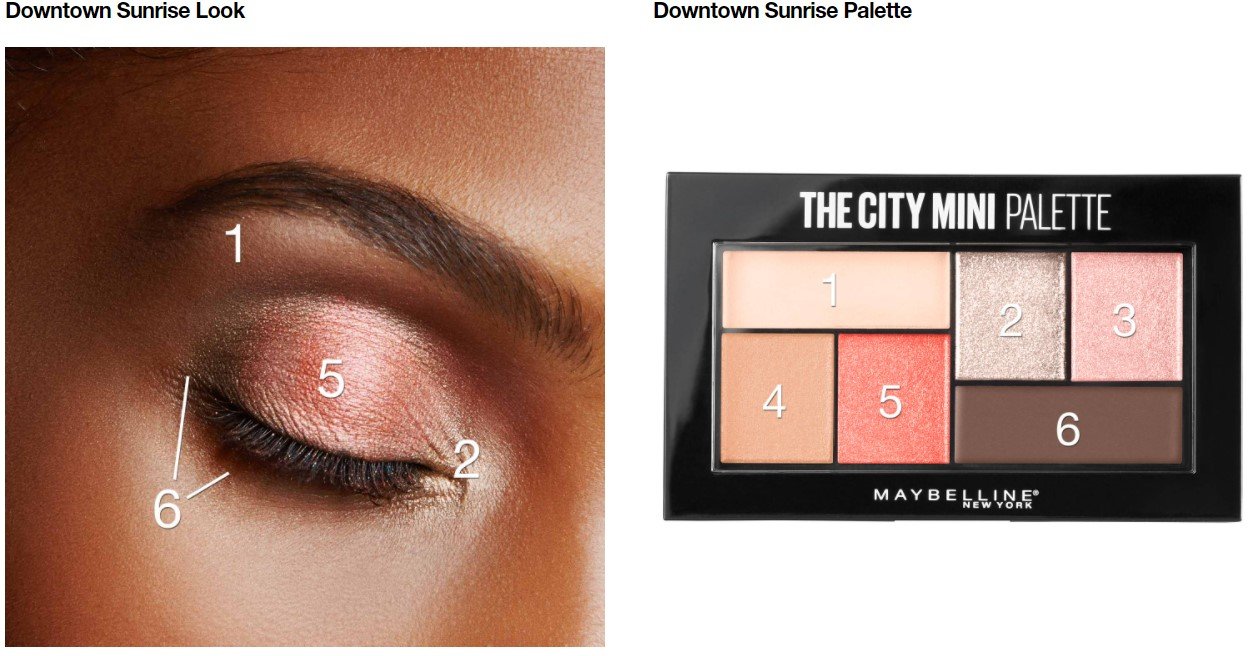 Maybelline City Mini Far Paleti Downtown Sunrise